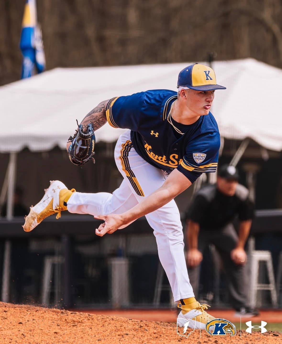 Parker Lind video testimonial - velocity jump from 84-87 to 88-90 MPH, Kent State commit